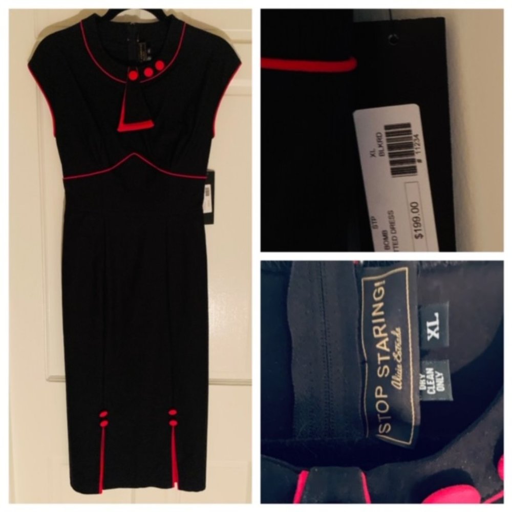 Vintage 1940's Alicia Estrada Dress Size XL NWT